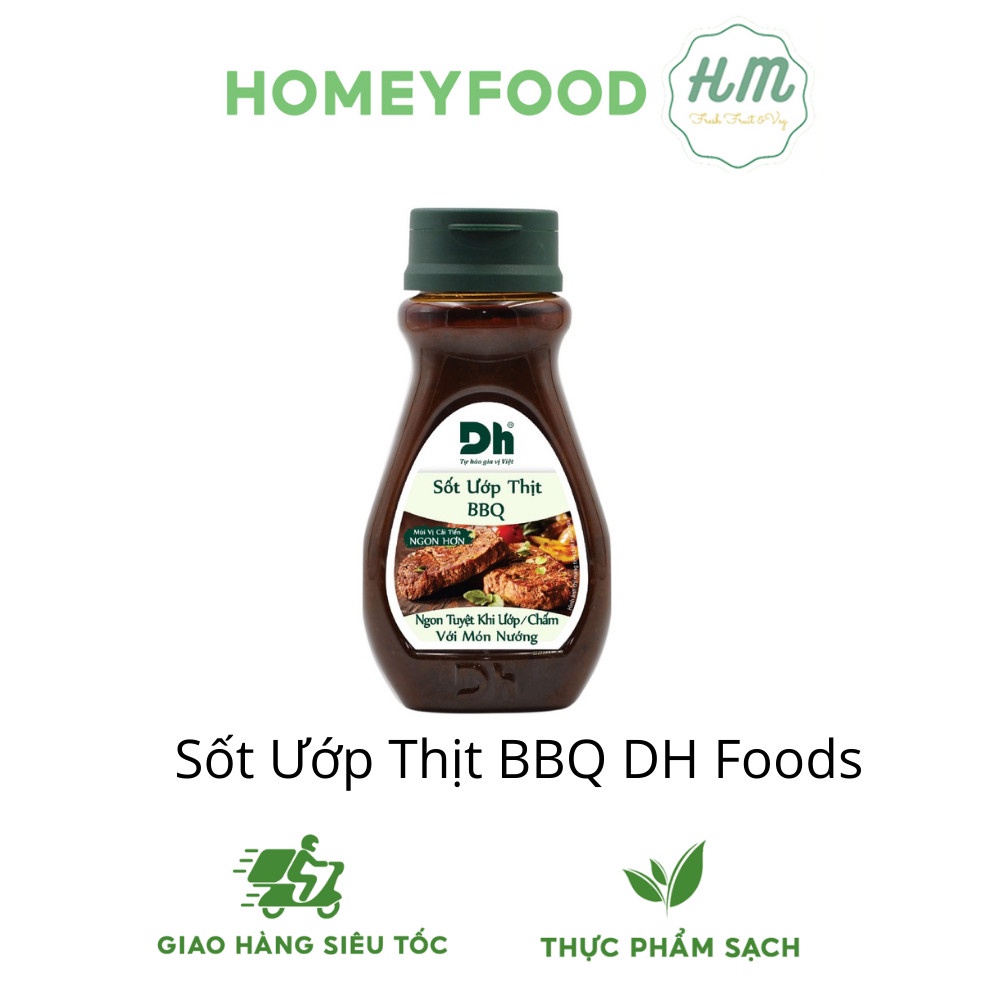 Sốt Ướp Thịt BBQ DH Foods Thơm Ngon- Chai 200gr
