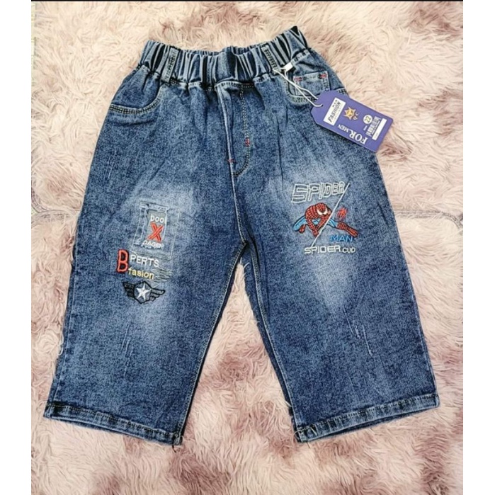 [Hachi Shop - Kids] QUẦN BÒ NGỐ BÉ TRAI HÌNH NGƯỜI NHỆN ( ảnh thật shop chụp )