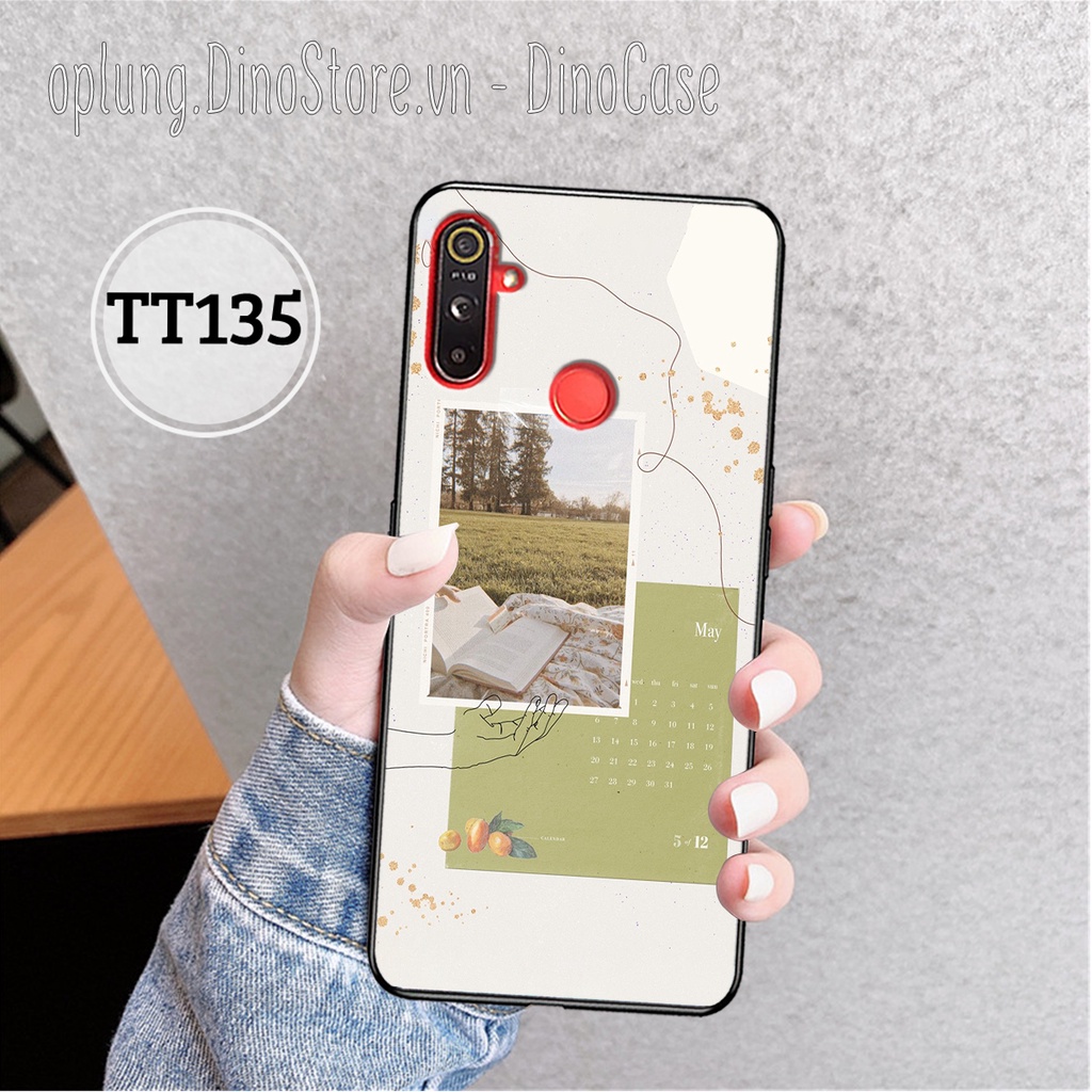 Ốp lưng Realme 5/5i/C3 - Reame 5 Pro - Realme 6/6Pro - Ốp Realme cứng viền silicon in hình vintage nhẹ nhàng dễ thương.