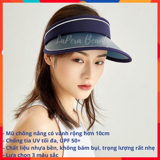 Mũ Lưỡi Trai Nữ Vành Rộng Chống Nắng Tia UV - Nón Nửa Đầu Chơi Thể Thao Phong Cách Thời Trang Hàn Quốc Cực Đẹp Cho Nữ