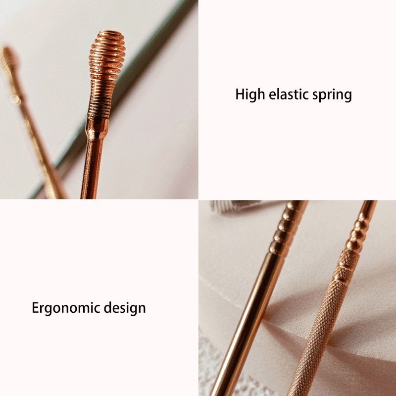 Muỗng Lấy Ráy Tai Dạng Xoắn Ốc Bằng Thép Không Gỉ Đa Năng Chăm Sóc Làm Đẹp Cho Nữ YOUYO