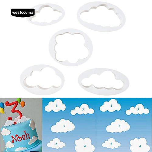 Khuôn cắt fondant hình đám mây