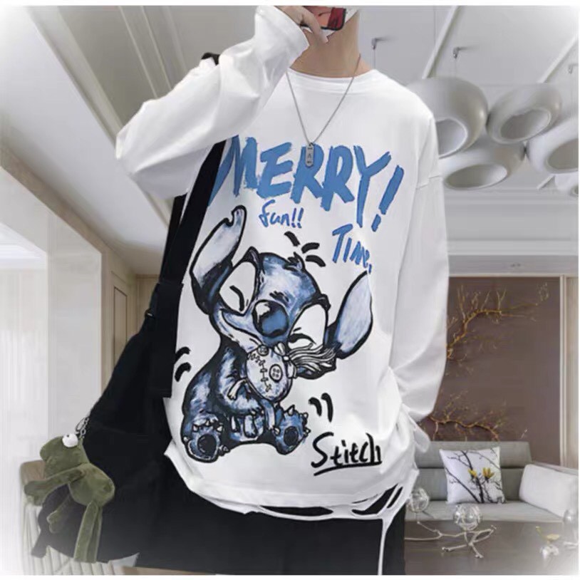  Áo thun tay dài WIND phông unisex form rộng MERRY sweater nam nữ oversize ulzzang | BigBuy360 - bigbuy360.vn