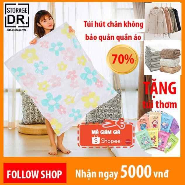 Túi hút chân không quần áo, chăn màn, giầy dép, túi xách - DR.STORAGE (chọn size)