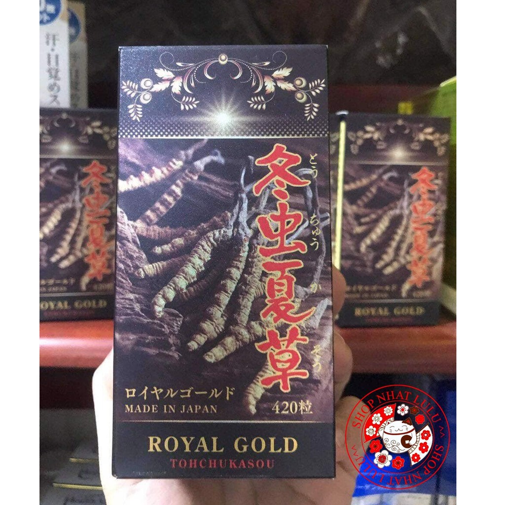 Viên uống Đông trùng hạ thảo Royal Gold Nhật Bản 420 viên_shopnhatlulu