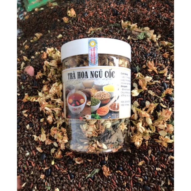 [Mã 267FMCGSALE giảm 8% đơn 500K] [loại1 nhiều hoa nhài đủ 355g] TRÀ THANH NHIỆT- DETOX- TRÀ HOA NGŨ CỐC