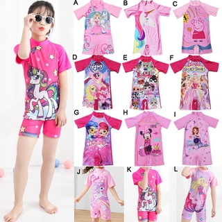 Đồ bơi một mảnh in chữ My Little Pony 12 kiểu xinh xắn cho bé gái