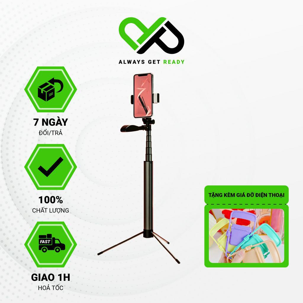 Gậy chụp hình dài Siêu xịn, Siêu chắc, Có Gimbal Chống rung, Gậy tự sướng selfie livestream tripod - CYKE21