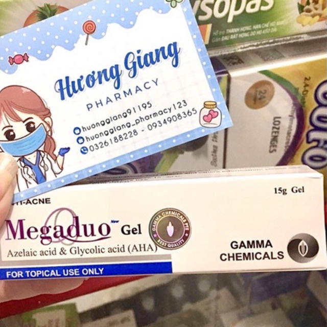 Gel giảm mụn ẩn giảm thâm mụn Megaduo