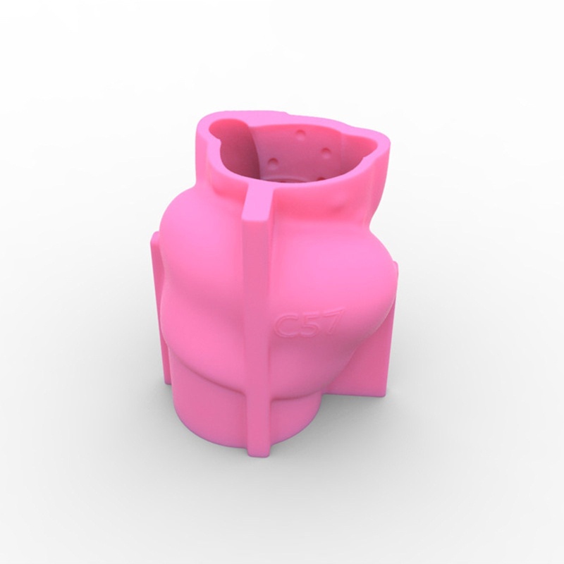 Khuôn Silicon Làm Chậu Hoa / Đựng Bút Bằng Nhựa Epoxy UV Hình Cô Gái Dễ Thương DIY