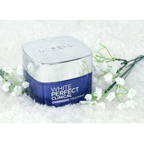 Kem Dưỡng Trắng, Mờ thâm, Nám Da Ban Đêm L'Oreal White Perfect Clinical Overnight 50ml