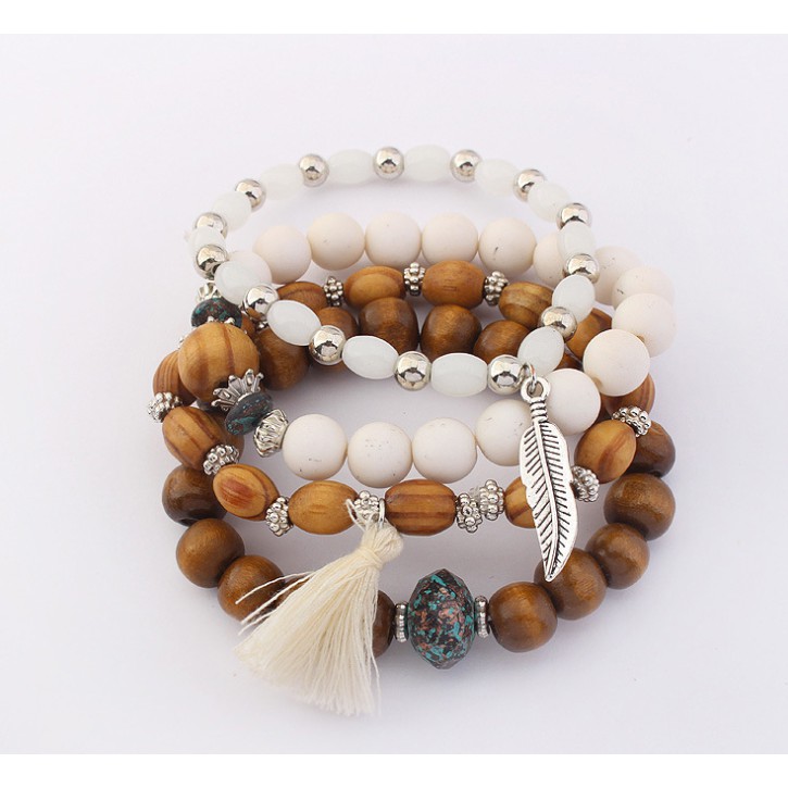 Set vòng tay boho 4 chiếc