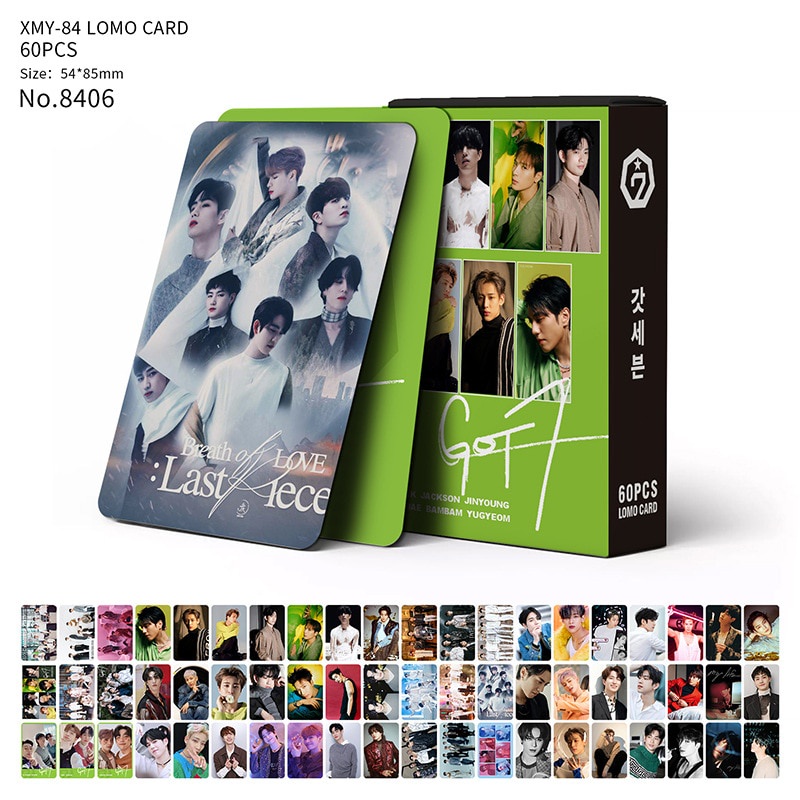 Hộp ảnh lomo Kpop Bangtan Boys ENHYPEN GOT7 Lomo Card thẻ ảnh kỷ niệm cho fan
