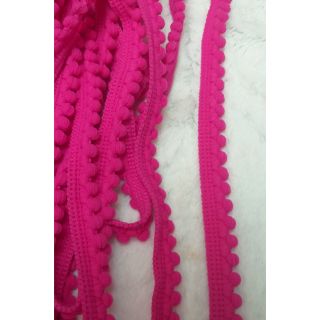 Pom pom màu hồng cánh sen size 1cm (5m/15k)
