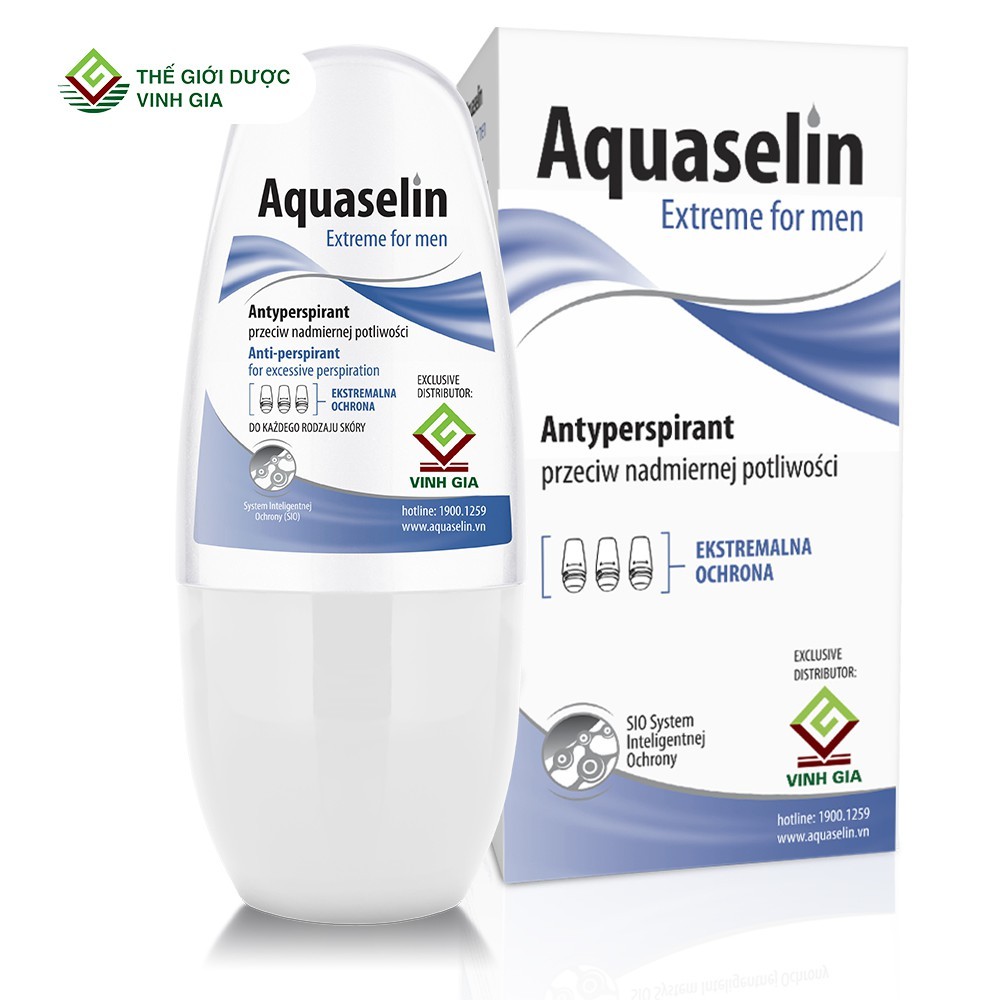 Aquaselin Extreme For Men - Lăn nách khử mùi hôi cho nam