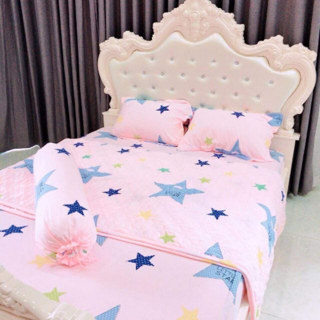 Trọn bộ ga gối Tencel lua cao cấp