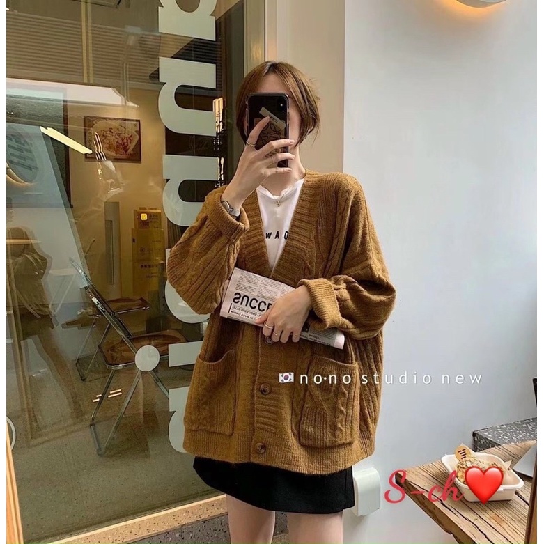 [HOT] Áo cardigan len vắt thừng cao cấp cực xinh. -Keokeo1991-