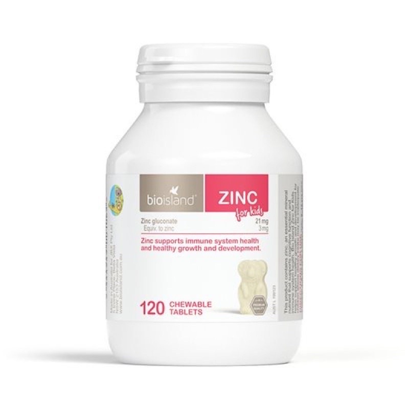 [2025] Kẹo kẽm gấu Zinc Bio Island hàng nội địa Úc