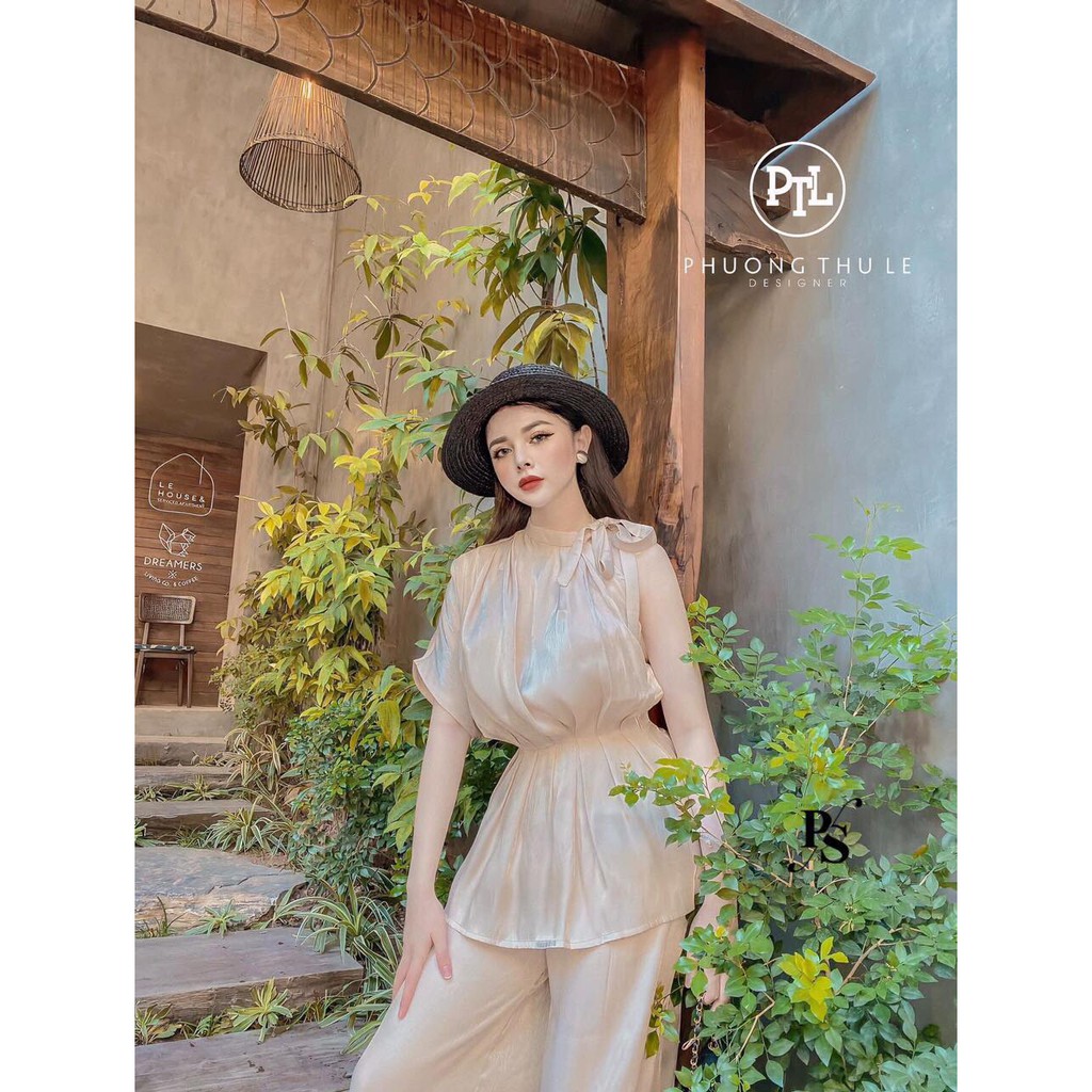 SET TƠ SÓNG LỆCH VAI NƠ CỔ NUDE♥️
