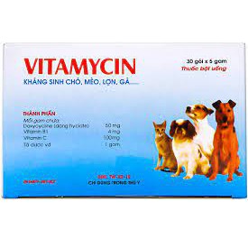 5 gói kháng sinh cho chó mèo- giúp khoẻ mạnh - kháng sinh chó mèo