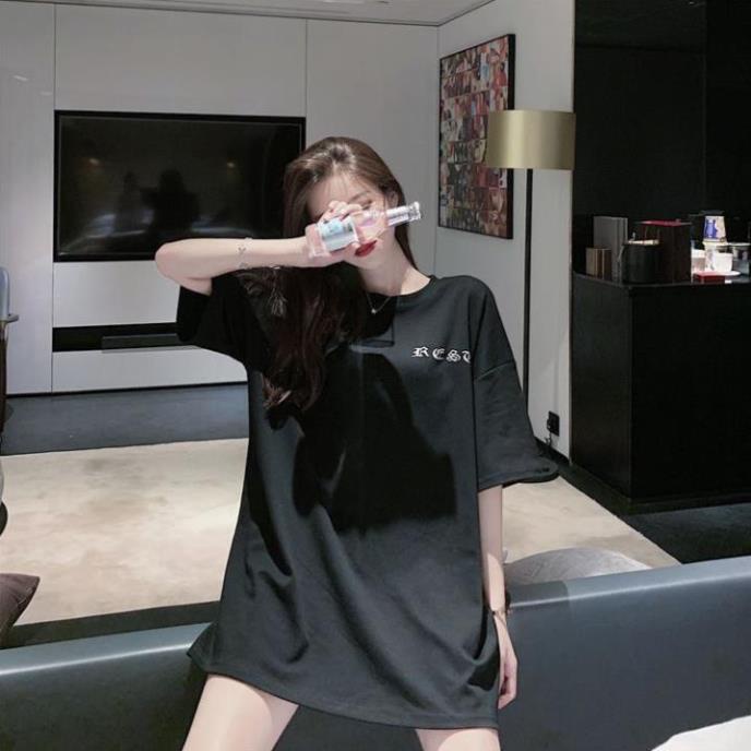 Áo Thun Phản Quang Tay Lỡ Unisex Nam Nữ Xương Chéo