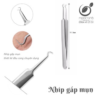 Nhíp gắp mụn_ inox