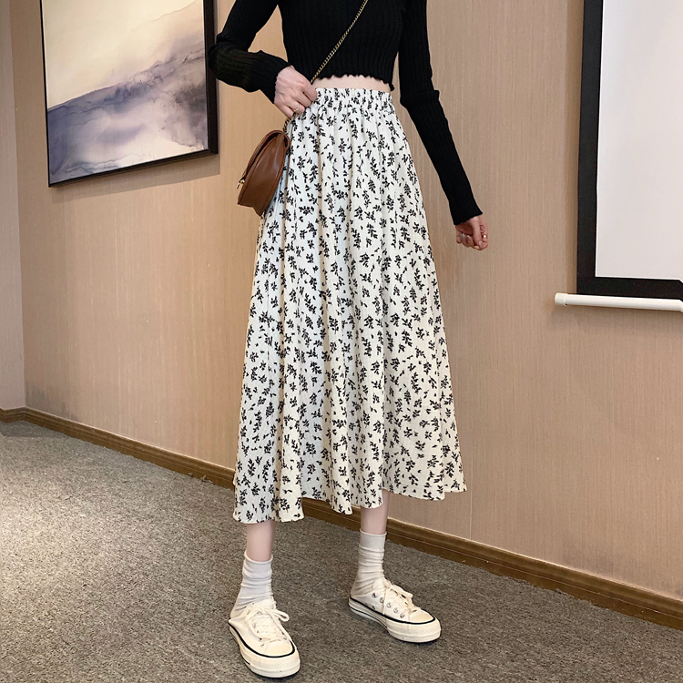 Chân Chân Váy Midi Dáng Chữ A Xinh Xắn Theo Phong Cách Hàn Quốc Dành Cho Nữ | BigBuy360 - bigbuy360.vn