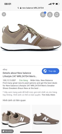 Giày newbalance auth ( đã bán hết )