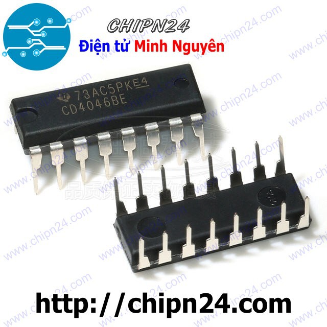 [2 CON] IC CD4046 DIP-16 (CD4046BE 4046)