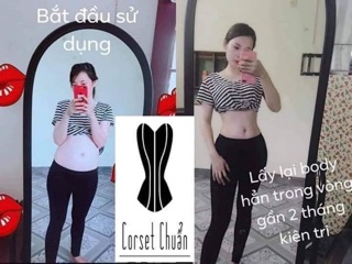 Đai nịt bụng latex Corset Chuẩn