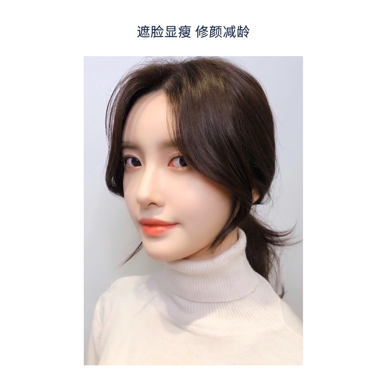 🎀Tóc mái giả không đường may phong cách ins thời trang Pháp