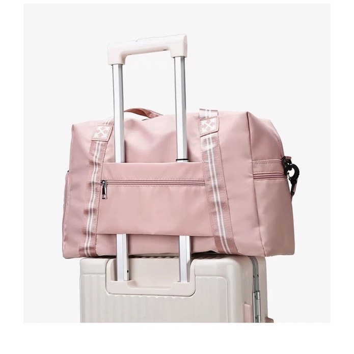 Túi Du Lịch Dã Ngoại Về Quê Công Tác Có Ngăn Để Giày Túi Hành Lý,Túi Đi Bơi Tập Gym Thể Thao Yoga Móc Được Vào Vali