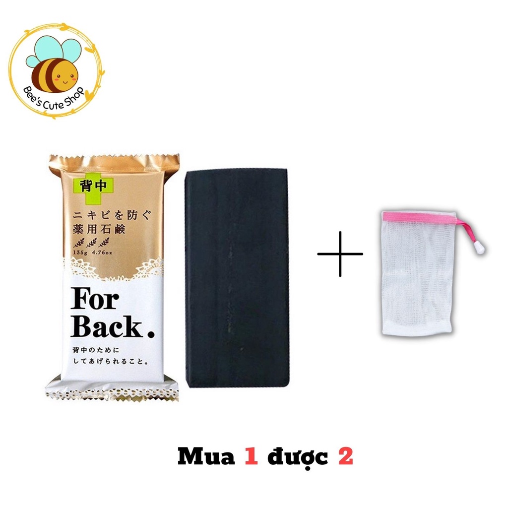 Xà Phòng Giảm Mụn Lưng For Back Pelican Soap - Soap Mụn Lưng (Tặng kèm túi lưới) | BigBuy360 - bigbuy360.vn