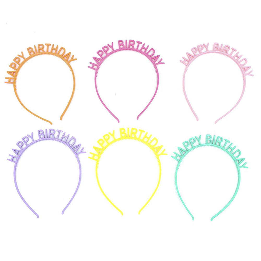 Cài tóc chữ happy birthday phong cách Hàn Quốc