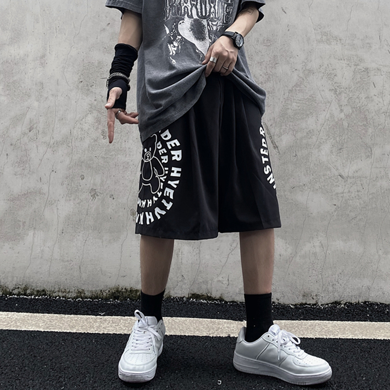 [Quần short nam unisex] Quần đùi nam mặc nhà ống rộng BEAR, quần đũi nam ngắn hiphop thời trang thể thao 2021 | BigBuy360 - bigbuy360.vn