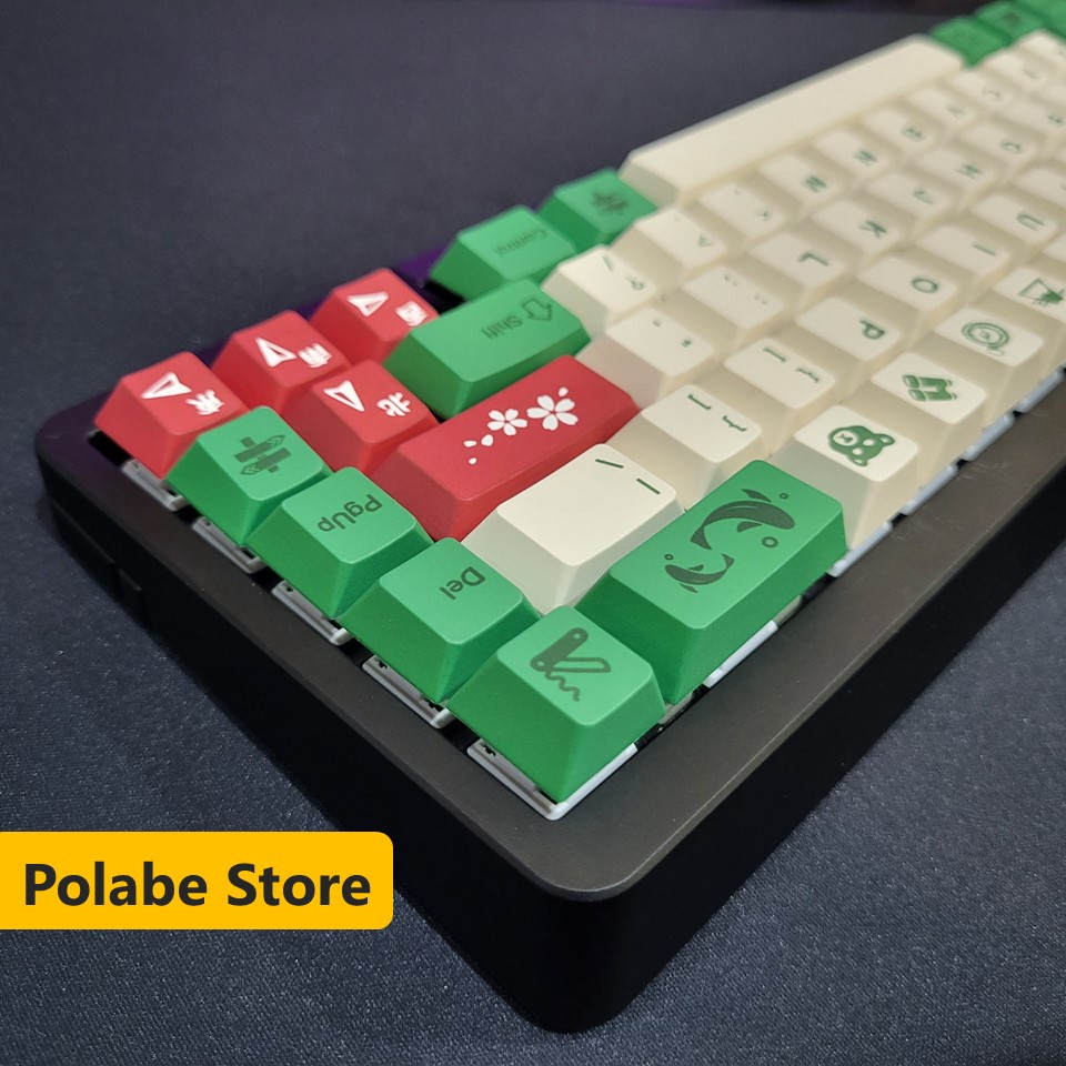 Keycap Cherry Camping R2 Thick PBT, keycap bàn phím cơ nhiều nút cân nhiều layout - Polabe Store