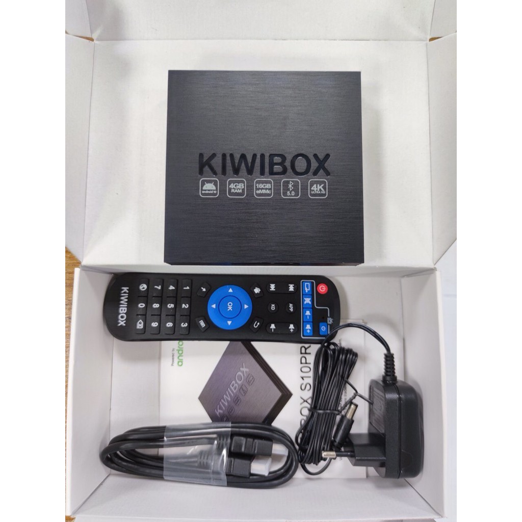 Android TV box Kiwibox S10 Pro cao cấp chính hãng