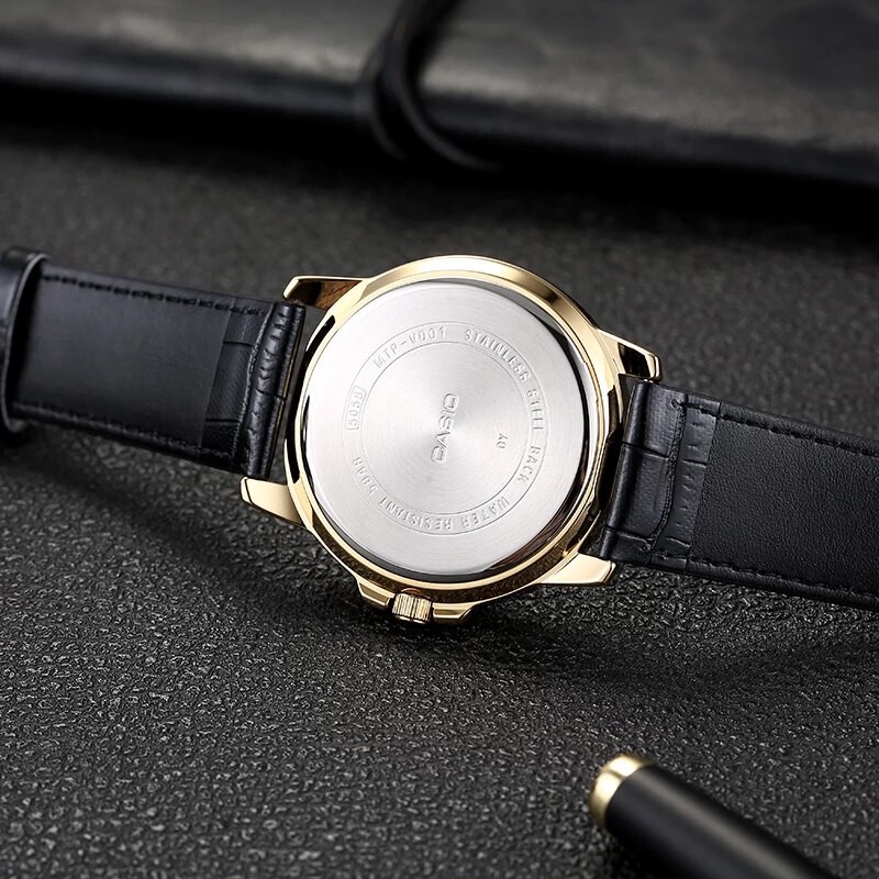 Đồng hồ nam dây da Casio MTP-VD01GL-1EVUDF chính hãng