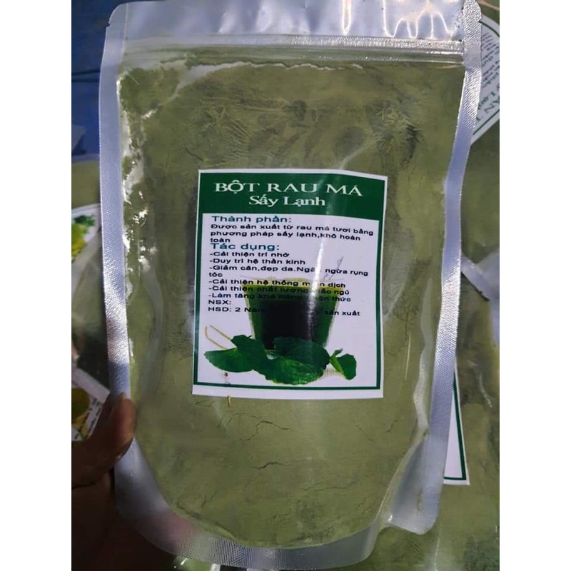 100g[SIEU SALE]-BỘT RAU MÁ NGUYÊN CHẤT SẤY LANH100g