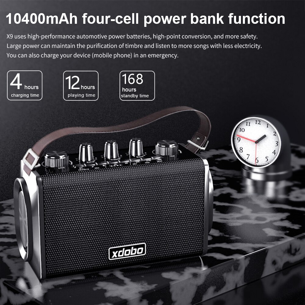 ★Chính hãng★ Loa Bluetooth Xdobo X9 60W nghe nhạc, hát karaoke, loa trợ giảng