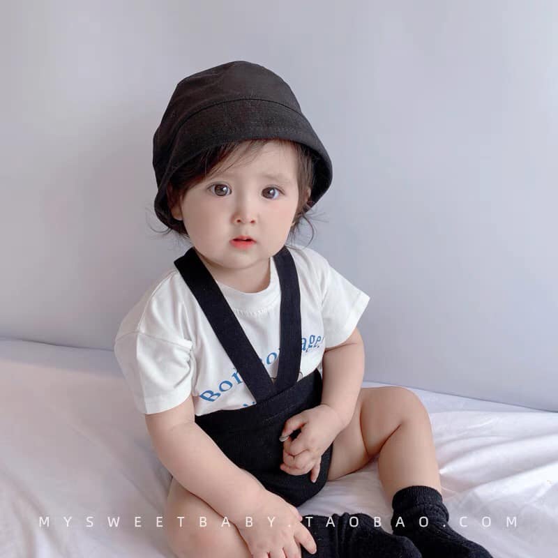 Quần đùi yếm cho bé_
