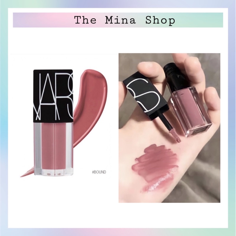 Son kem Nars Velvet Lip Glide màu Bound, minisize, date xa