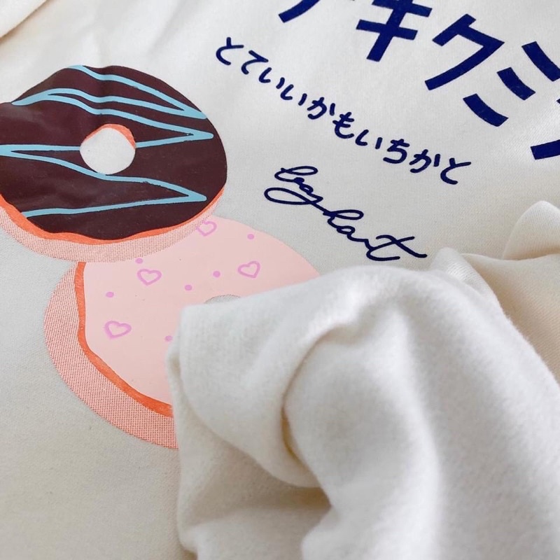 Áo sweater nỉ Donut unisex | BigBuy360 - bigbuy360.vn