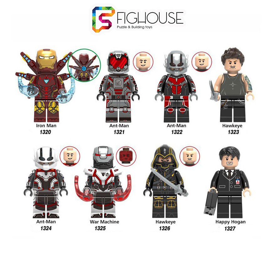 Xếp Hình Minifigures Các Nhân Vật Siêu Anh Hùng Avengers - Đồ Chơi Lắp Ráp non-lego X0265 [A25]