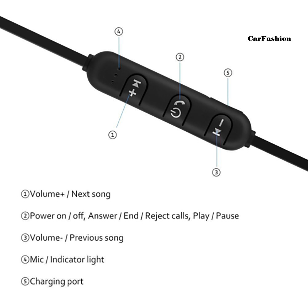 Tai Nghe Nhét Tai Bluetooth Không Dây Có Nam Châm Kèm Mic