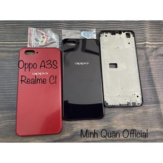 Bộ vỏ oppo a3s/realme c1