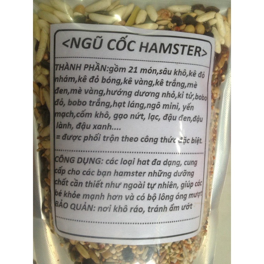 500g thức ăn cho hamster