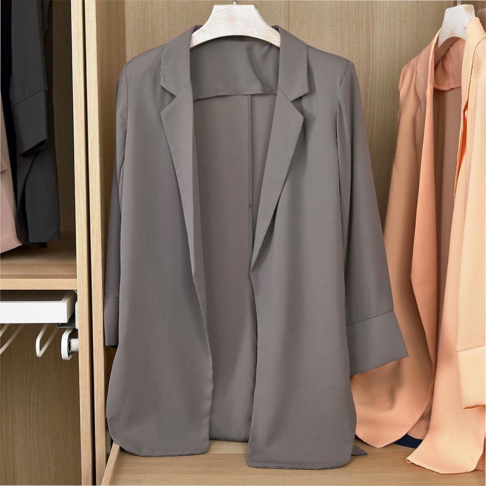 Áo Khoác Vest Vải Voan Mỏng Dáng Rộng Thời Trang Mùa Hè Mới Dành Cho Nữ s 2022