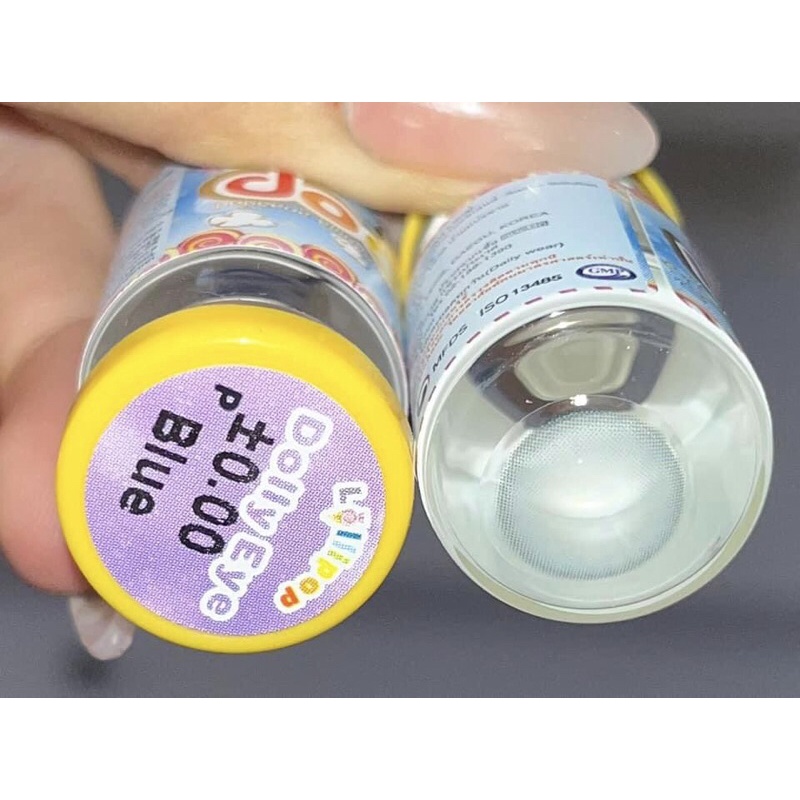 [20 Mẫu]Lens Không Độ Xanh Dương + Khay đơn