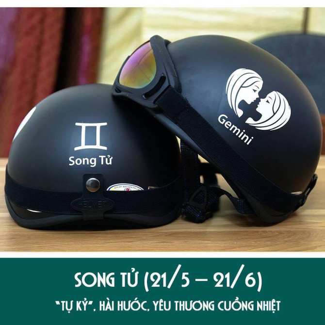 Mũ Bảo hiểm 1/2 Cung hoàng đạo